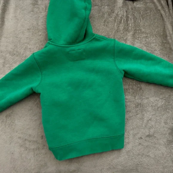 Boden Vibrant Green Kids Hoodie - Picture 2 of 4